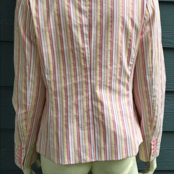 Apostrophe Blazer Multicolor Lined Stretch Sz 8 - Picture 5 of 8